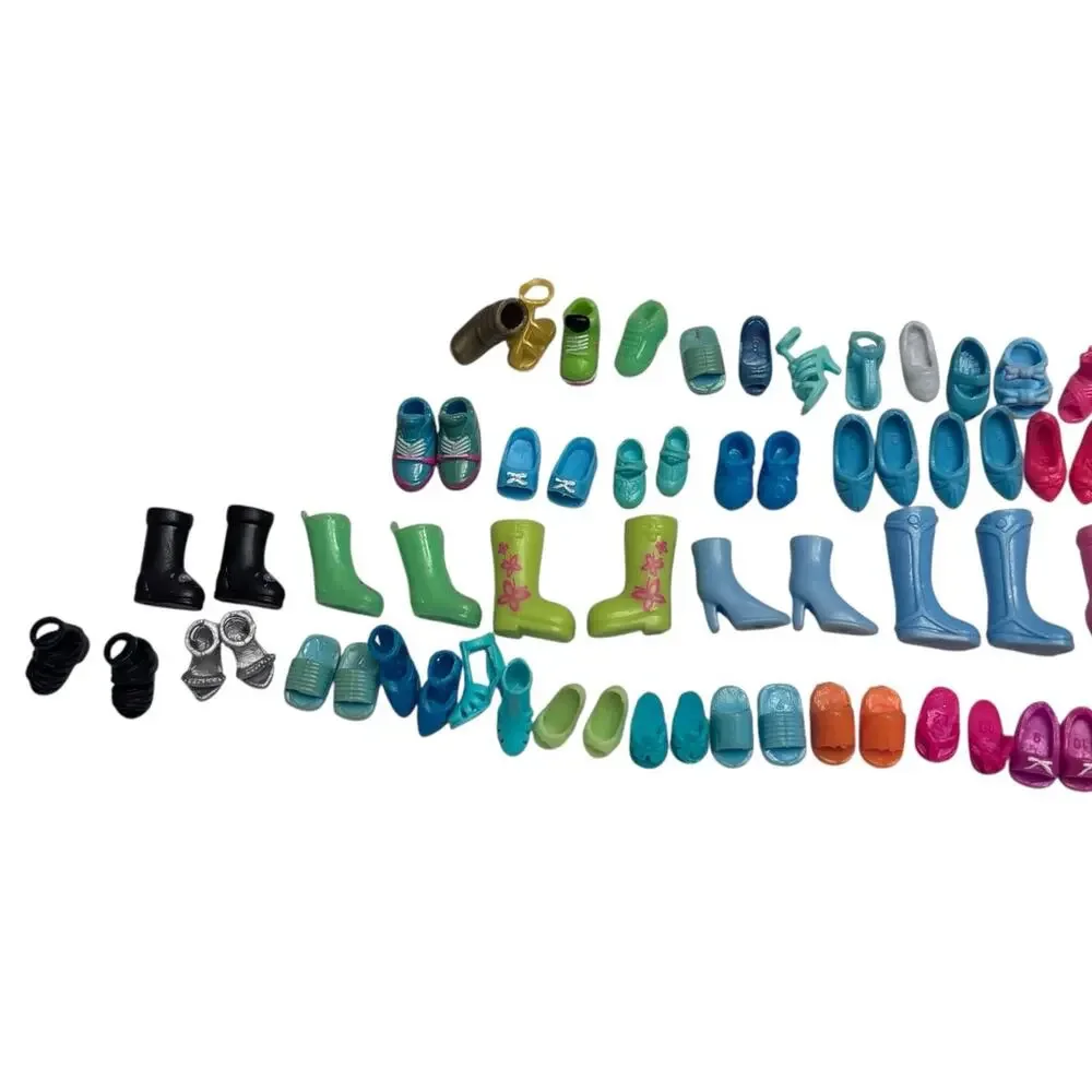 Vintage Polly Pocket Shoes Boots & Sandals |48 Pairs | 25 Single Shoes